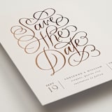 "Formality" - Save the Dates in Creme Puff by Erin L. Wilson - Detail