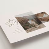 "The Couple" - Save the Dates in Ivory by letterfix - Detail