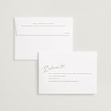 "The Couple" - Save the Dates in Ivory by letterfix - FREE Recipient Addressing