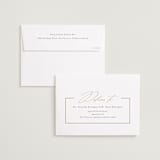 "Celosia" - Save the Dates in Almond by Deynaaz Daraei - FREE Recipient Addressing