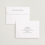 "Sable" - Save the Dates in Linen by Robert and Stella - FREE Recipient Addressing