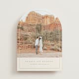 "archway" - Save the Dates in Mushroom by Alexandra Cohn - Front