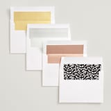 "Editorial" - Save the Dates in Sand by Olivia Raufman - Envelope Liner Options