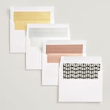 "Grand" - Save the Dates in Charcoal by Beth Schneider - Envelope Liner Options