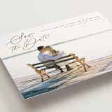 "Moderne" - Save the Dates in Onyx by Benita Crandall - Detail