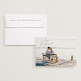 "Moderne" - Save the Dates in Onyx by Benita Crandall - Save the Date with Envelope