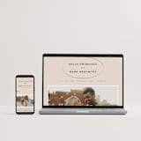 "Champagne" - Save the Dates in Rose by Ani Somi - FREE Wedding Website