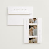 "True" - Save the Dates in Snow by Lauren Chism - Save the Date with Envelope
