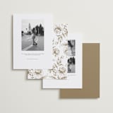 "Wildflower Date" - Save the Dates in Wheat by Chris Griffith - Back of Card Options