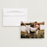 "Carefree" - Save the Dates in Natural by Susan Asbill - Save the Date with Envelope