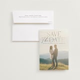 "Verano " - Save the Dates in Tuxedo by Everett Paper Goods - Save the Date with Envelope