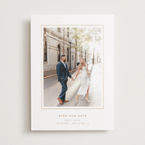 "IRIS" - Save the Dates in Sepia by Blustery August - Front