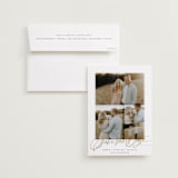 "Overlay" - Save the Dates in Cotton by Michelle Taylor - Save the Date with Envelope