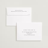 "elegant minimalism" - Save the Dates in Cotton by Stacey Meacham - FREE Recipient Addressing