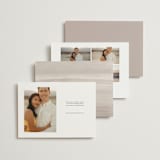 "Across" - Save the Dates in Opal by Emily Betts - Back of Card Options