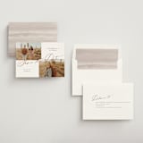 "Across" - Save the Dates in Opal by Emily Betts - Assembled