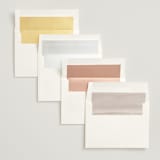 "Across" - Save the Dates in Opal by Emily Betts - Envelope Liner Options