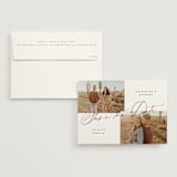 "Across" - Save the Dates in Opal by Emily Betts - Save the Date with Envelope