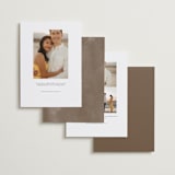 "Whisp" - Save the Dates in Oak by Kate Ahn - Back of Card Options