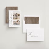 "Whisp" - Save the Dates in Oak by Kate Ahn - Assembled