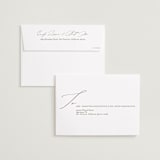 "Whisp" - Save the Dates in Oak by Kate Ahn - FREE Recipient Addressing