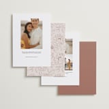 "Ampersand" - Save the Dates in Pearl by Jennifer Postorino - Back of Card Options