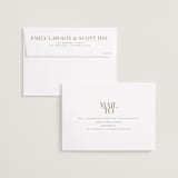 "Seen" - Save the Dates in Snow by Lauren Chism - FREE Recipient Addressing