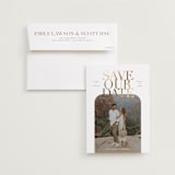 "Seen" - Save the Dates in Snow by Lauren Chism - Save the Date with Envelope