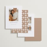 "Encircle" - Save the Dates in Apricot by Susan Zinader - Back of Card Options