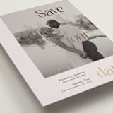 "Triple Gold" - Save the Dates in Titanium by Kristin Oliversen - Detail