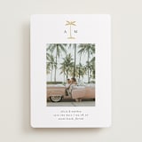 "Palm Tree" - Save the Dates in Coconut by Heather Schertzer - Front