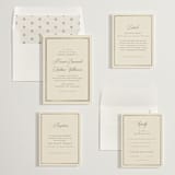 "Ahlum" - Save the Dates in Champagne by Deynaaz Daraei - Matching Invitation Suite