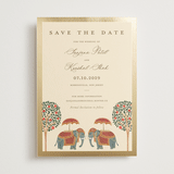"Indian Elephant" - Save the Dates in Honey by Teju Reval - Front