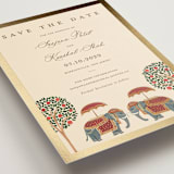 "Indian Elephant" - Save the Dates in Honey by Teju Reval - Detail