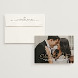 "Lovely Day" - Save the Dates in Pearl by Lea Delaveris - Save the Date with Envelope