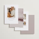 "Blush" - Save the Dates in Rose by Sumak Studio - Back of Card Options