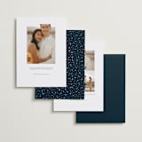 "Alcott" - Save the Dates in Midnight by Meagan Christensen - Back of Card Options