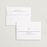 "Alcott" - Save the Dates in Mocha by Meagan Christensen - FREE Recipient Addressing