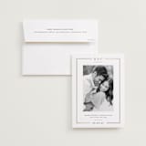 "Alcott" - Save the Dates in Mocha by Meagan Christensen - Save the Date with Envelope