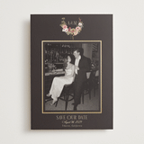 "Flouriishing" - Save the Dates in Blush by Susan Moyal - Front