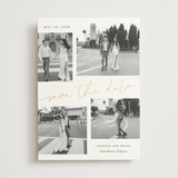 "minimal holiday gallery" - Save the Dates in Snow by Sarah Curry - Front