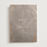 "Plaster" - Save the Dates in Concrete by Everett Paper Goods - Front