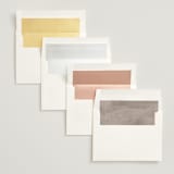 "Plaster" - Save the Dates in Concrete by Everett Paper Goods - Envelope Liner Options