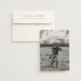 "forever and a day" - Save the Dates in Charcoal by Design Lotus - Save the Date with Envelope