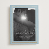 "Polished" - Save the Dates in Powder Blue by Jennifer Postorino - Front