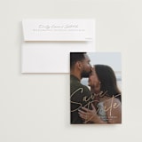 "Bold.." - Save the Dates in Sand by Vera Lim - Save the Date with Envelope