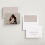 "Scripted" - Save the Dates in Snow by Sara Hicks Malone - Assembled