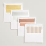 "Contemporary Classic" - Save the Dates in Lily by Creo Study - Envelope Liner Options