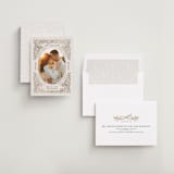 "Cameo" - Save the Dates in Cream by Paper Sun Studio - Assembled