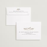 "Cameo" - Save the Dates in Cream by Paper Sun Studio - FREE Recipient Addressing